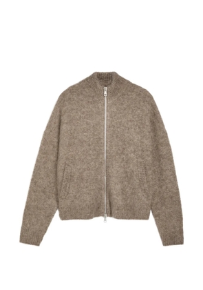 PICANTE zip-up cardigan - Brown