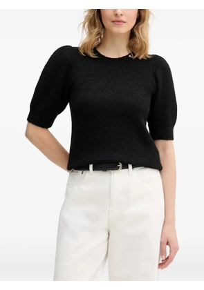 Joop! Kylie puff-sleeve round-neck sweater - Black