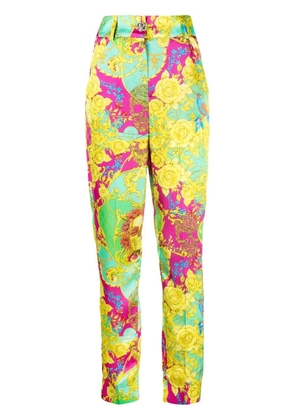 Philipp Plein New Baroque print trousers - Yellow