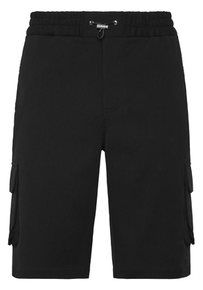 Philipp Plein cotton cargo shorts - Black