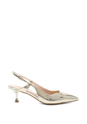 LIU JO slingback strap pumps - Gold