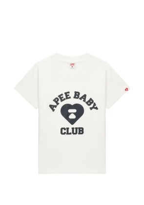 A BATHING APE® heart logo T-shirt - Neutrals