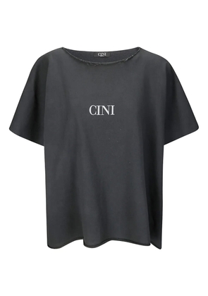 Cini logo-print T-shirt - Grey
