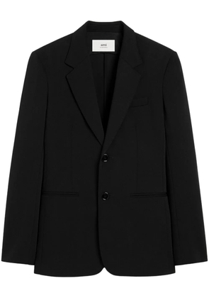 AMI Paris semi-lined blazer - Black