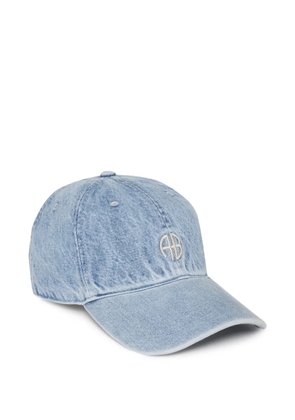 ANINE BING logo-embroidered cap - Blue