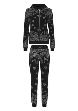 Philipp Plein paisley-printed jogging set - Black