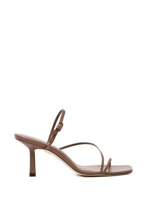 Studio Amelia 70mm cross-front sandals - Brown