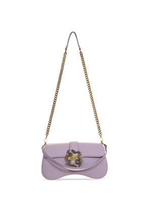 Just Cavalli snake-detail shoulder bag - Purple