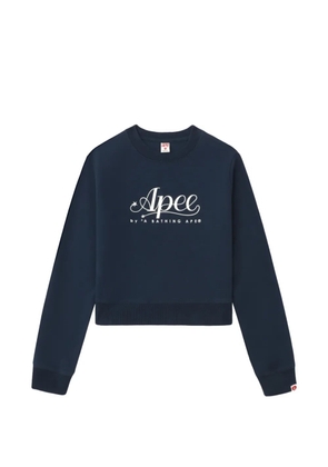A BATHING APE® logo sweater - Blue