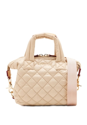 Mz Wallace micro Buff Sutton tote bag - Neutrals