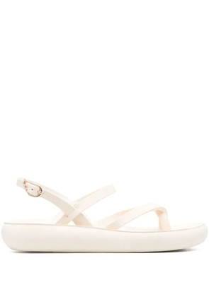 Ancient Greek Sandals crossover-strap leather sandals - White