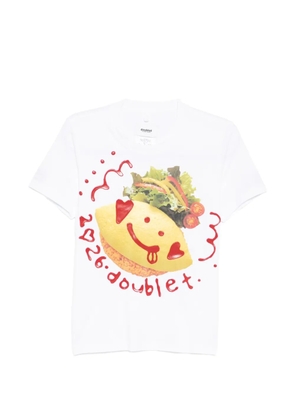 Doublet printed message T-shirt - White