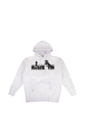 Vlone graphic-print hoodie - White