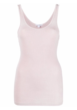 James Perse ribbed U-neck vest - Pink