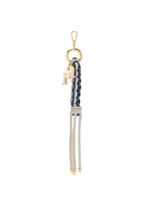 Rosantica denim embellished keyring - Blue