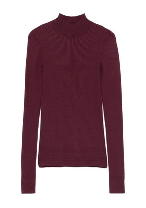 TWINSET ribbed-knit high-neck top - Red