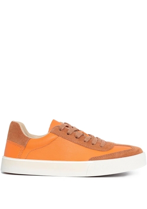 Sarah Chofakian White Light lace-up sneakers - Orange
