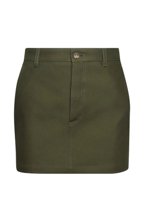 WARDROBE.NYC drill mini skirt - Green