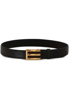 ETRO logo-buckle leather belt - Black