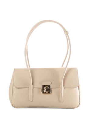 Coccinelle textured shoulder bag - Neutrals