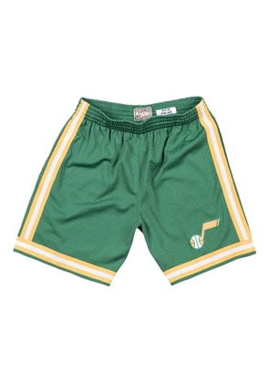 Mitchell & Ness Utah Jazz 1979-80 striped swingman shorts - Green