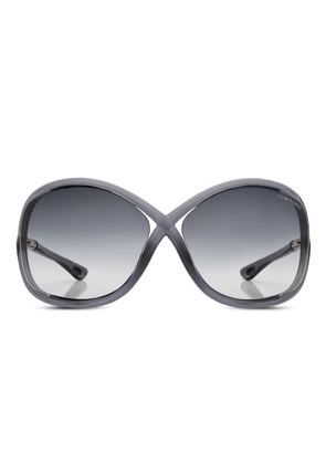 TOM FORD Eyewear geometric semi-rim sunglasses - Grey