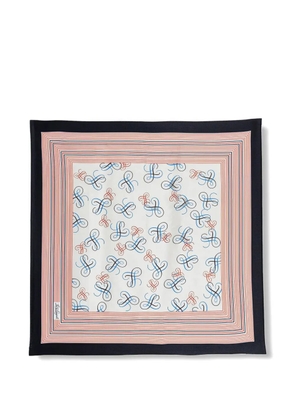LUISA SPAGNOLI Rullante silk foulard - Blue
