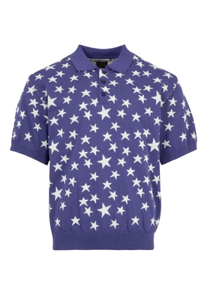 Needles knitted polo shirt - Purple
