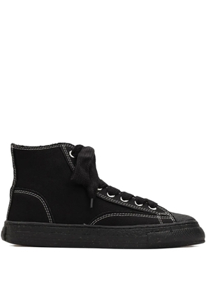 General Scale. Roy high-top canvas sneakers - Black
