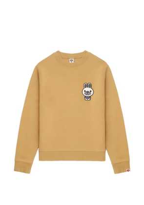 A BATHING APE® appliqué crew-neck sweatshirt - Neutrals