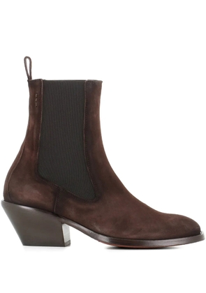 Alexander Hotto 60mm suede Chelsea boots - Brown