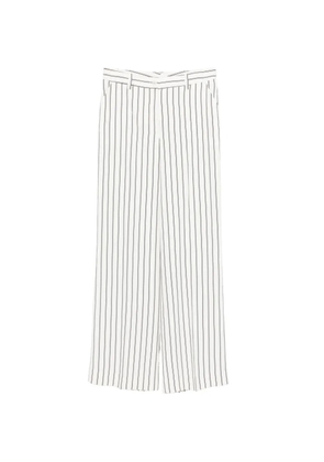 P.A.R.O.S.H. striped-pattern trousers - White