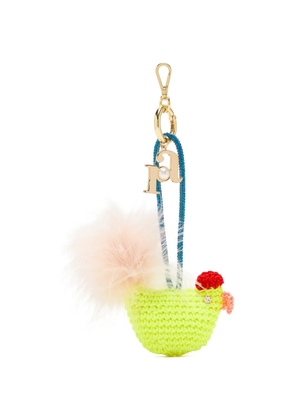 Rosantica Gallinella charm keyring - Yellow