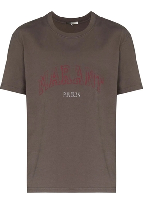 MARANT Honore logo-print T-shirt - Neutrals