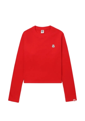 A BATHING APE® long-sleeved graphic top - Red