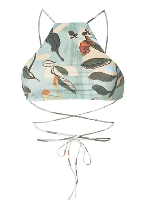 Clube Bossa floral bikini top - Green