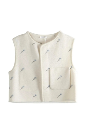 Rier floral-print pocket jacket - Neutrals