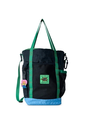 Brain Dead mesh pocket functional tote bag - Black