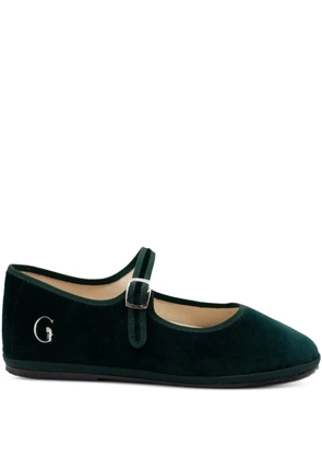 Gondolina Vignole Mary Jane adjustable-strap ballet flats - Green