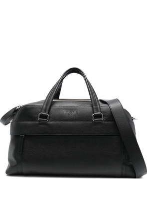 Orciani top-handle leather luggage - Black