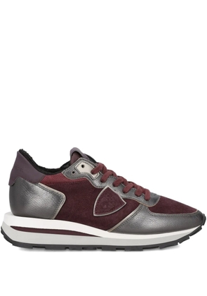 Philippe Model Paris metallic running sneakers - Red