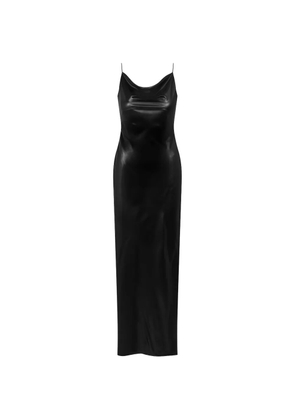 Maison Close backless split maxi dress - Black