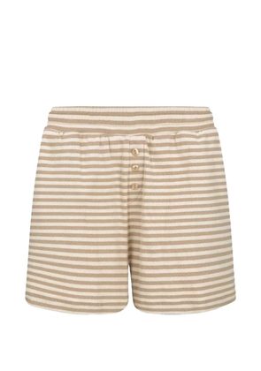 PIP STUDIO Bobi striped shorts - Neutrals