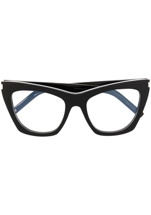 Saint Laurent Eyewear cat-eye frame glasses - Black