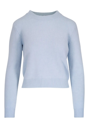 Lisa Yang long-sleeve crew-neck sweater - Blue