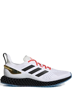 adidas low-top mesh-panel sneakers - White