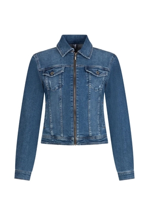LIU JO zip-up denim jacket - Blue