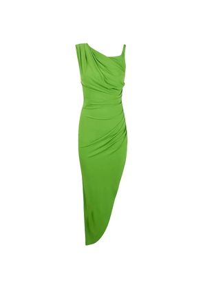 Elisabetta Franchi draped asymmetric dress - Green