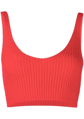 Cashmere In Love Reese cashmere-blend bralette - Red