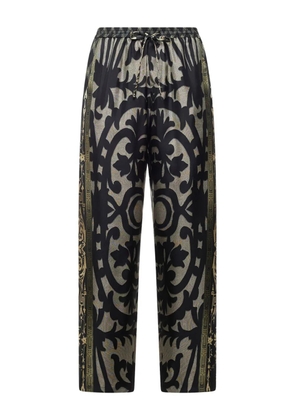 Pierre-Louis Mascia drawstring-waist trousers - Black